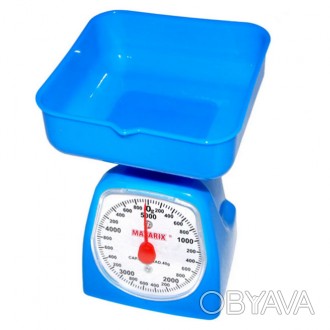 Весы кухонные механические MATARIX MX-405 5 кг, весы пищевые, весы со съемной ча