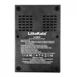 Зарядний пристрій для акумуляторів LiitoKala Lii-M4S (Li-ion IMR LiFe+NiMH) + Ro. . фото 6