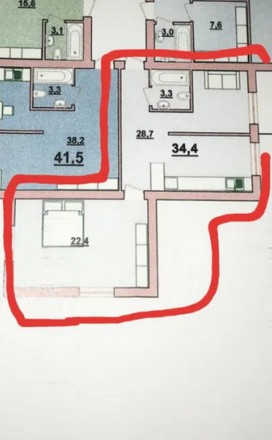 Продається двокімнатна квартира площею 57м.кв. Будинок на етапі будівництва, оди. Аляска. фото 2