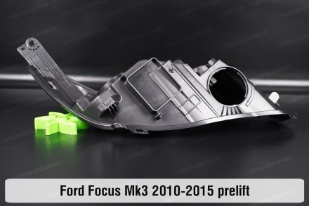 Новый корпус фары Ford Focus Mk3 (2010-2015) III поколение дорестайлинг левый.
В. . фото 4