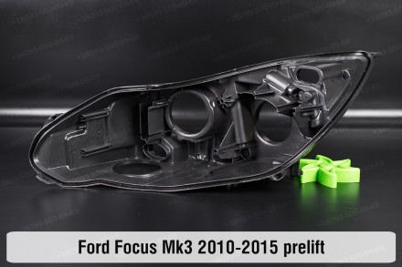 Новый корпус фары Ford Focus Mk3 (2010-2015) III поколение дорестайлинг левый.
В. . фото 2
