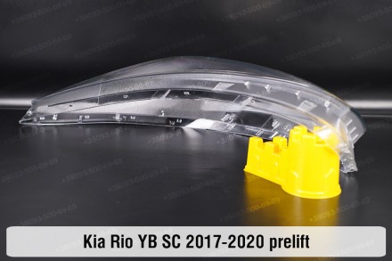 Скло фари Kia Rio YB SC (2017-2020) IV поколение дорестайлинг ліве.
У наявності . . фото 7