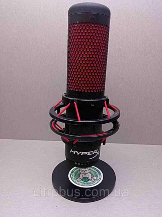 Микрофон для подкастов HyperX Quadcast HX-MICQC-BK
Микрофон оснащен виброгасител. . фото 2