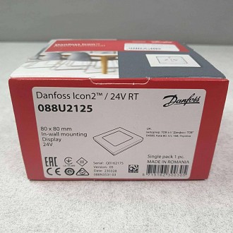Проводные комнатные термостаты Danfoss Icon2 24V применяются для управления сист. . фото 4