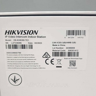 IP-домофон Hikvision DS-KH8350-TE1 від виробника Hikvision представлений у сучас. . фото 5