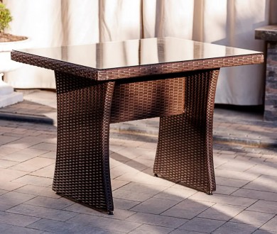 Розкішний ротанговий стіл RELAX із штучного ротангу стане окрасою вашого рестора. . фото 3