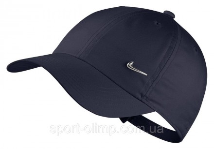 Удобная детская кепка Nike H86 Cap Metal Swoosh Junior navy blue — AV8055-451 в . . фото 2