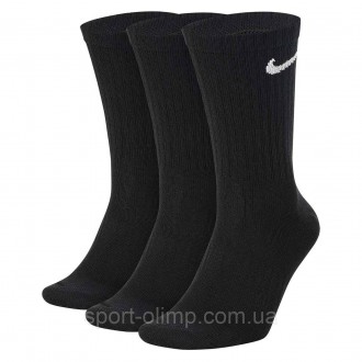 Носки Nike Everyday Lightweight Crew 3-pack black — SX7676-010 пользуются популя. . фото 2