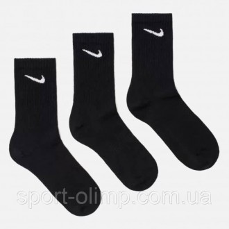 Носки Nike Everyday Lightweight Crew 3-pack black — SX7676-010 пользуются популя. . фото 4