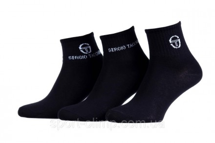 Шкарпетки Sergio Tacchini 3-pack black — 13511506-1 ця модель чудово підійде для. . фото 2