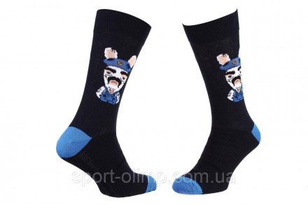Шкарпетки Rabbids Invasion Rabbits + Diy Outfit 1-pack blue — 93153261-8 з принт. . фото 2