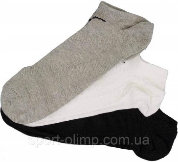 Носки Nike Volue No Show 3-pack black/gray/white — SX2554-901 идеально подойдут . . фото 7