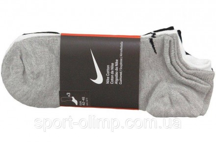 Носки Nike Volue No Show 3-pack black/gray/white — SX2554-901 идеально подойдут . . фото 9