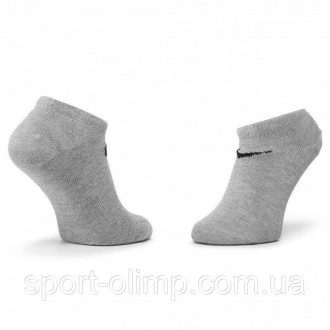Носки Nike Volue No Show 3-pack black/gray/white — SX2554-901 идеально подойдут . . фото 5