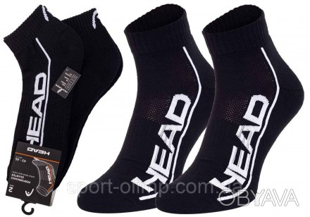 Шкарпетки Head QPERFORMANCE QUARTER забезпечують якісну амортизацію й підтримку . . фото 1