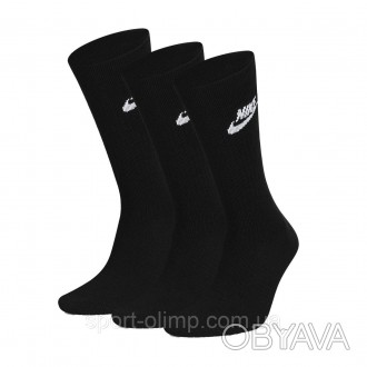 Носки Nike U NK NSW EVERYDAY ESSENTIAL CR функциональные спортивные носки для тр. . фото 1