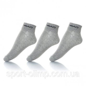 Ці високоякісні шкарпетки Head Sneaker Unisex 3-pack gray — 761011001-400 призна. . фото 5