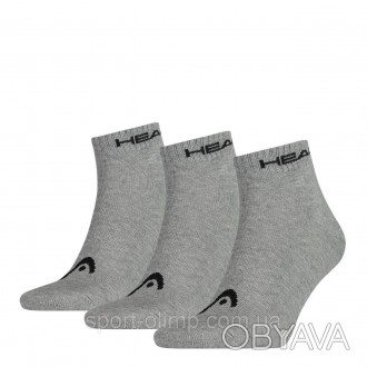 Ці високоякісні шкарпетки Head Sneaker Unisex 3-pack gray — 761011001-400 призна. . фото 1