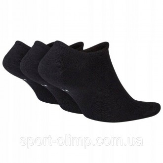 Шкарпетки Nike No Show Everyday Essential 3-pack black — SK0111-010 ідеально під. . фото 3