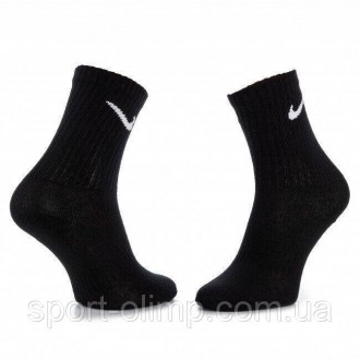 Носки Nike Everyday Lightweight Crew 3-pack black/gray/white — SX7676-901 пользу. . фото 6