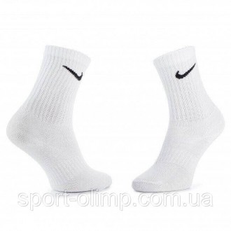 Носки Nike Everyday Lightweight Crew 3-pack black/gray/white — SX7676-901 пользу. . фото 4
