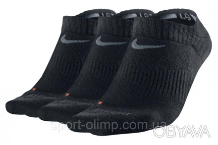 Комплект шкарпеток від Nike Dri-Fit Lightweight 3-pack black — SX4846-001 склада. . фото 1