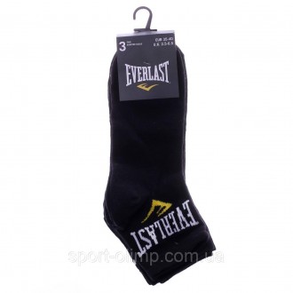 EVERLAST QUARTER SOCKS 3 PAIR — високоякісні шкарпетки призначені для будь-якого. . фото 3