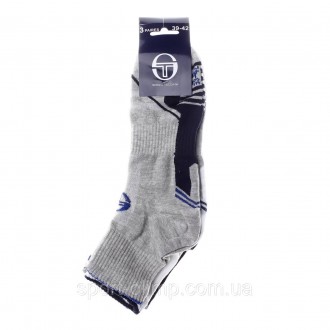 Универсальные носки Sergio Tacchini 3-pack black/gray/white — 93241741-2, подойд. . фото 3