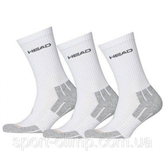 Шкарпетки Head Performance Crew 3-pack white/gray — 741020001-300 ідеально підхо. . фото 3
