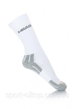 Шкарпетки Head Performance Crew 3-pack white/gray — 741020001-300 ідеально підхо. . фото 6