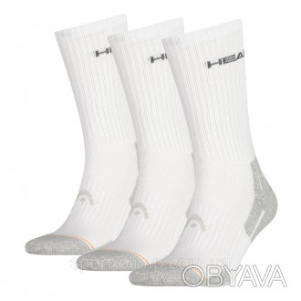 Шкарпетки Head Performance Crew 3-pack white/gray — 741020001-300 ідеально підхо. . фото 1
