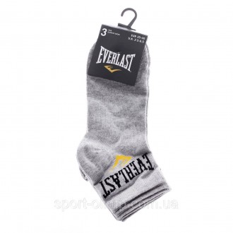 EVERLAST QUARTER SOCKS 3 PAIR — високоякісні шкарпетки призначені для будь-якого. . фото 3