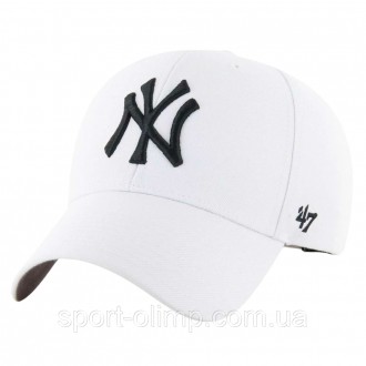 Кепка DP New York Yankees B-CLZOE17WBP-WHB — має білий колір із вишитим логотипо. . фото 2