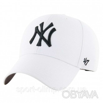 Кепка DP New York Yankees B-CLZOE17WBP-WHB — має білий колір із вишитим логотипо. . фото 1