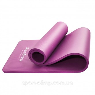 Коврик для йоги и фитнеса Power System PS-4017 NBR Fitness Yoga Mat Plus Pink (1. . фото 3