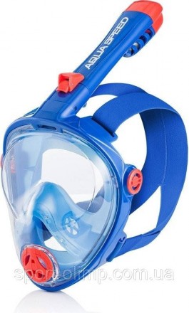 Повнолицьова маска для плавання Aqua Speed SPECTRA 2.0 синій Дитячий S (59082176. . фото 2