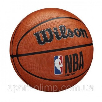 М'яч баскетбольний Wilson NBA DRV Pro BSKT розмір 7 гумовий для гри на вулиц. . фото 4