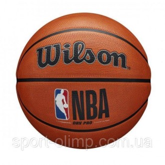 М'яч баскетбольний Wilson NBA DRV Pro BSKT розмір 7 гумовий для гри на вулиц. . фото 2