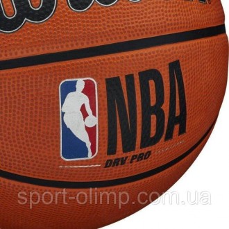 Мяч баскетбольный Wilson NBA DRV Pro BSKT размер 7 резиновый для игры на улице (. . фото 8