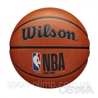 М'яч баскетбольний Wilson NBA DRV Pro BSKT розмір 7 гумовий для гри на вулиц. . фото 1