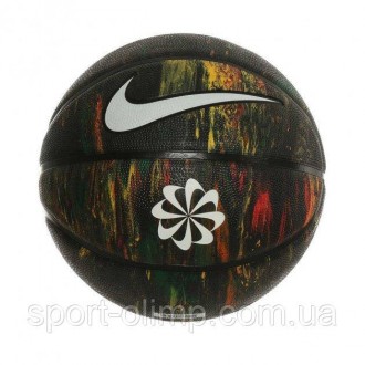 Мяч баскетбольный Nike EVERYDAY PLAYGROUND 8P NEXT NATURE DEFLATED MULTI/BLACK/B. . фото 2