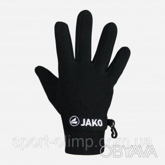 Флісові рукавички JAKO зігріють руки взимку. Матеріал 100% поліестер створює при. . фото 1