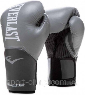 Боксерські рукавички Everlast Elite Training Gloves Сірий 12 унцій (870282-70-12. . фото 2
