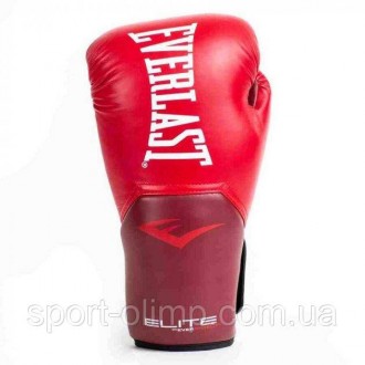 Боксерские перчатки Everlast Elite Training Gloves Красный огонь10 унций (870280. . фото 9
