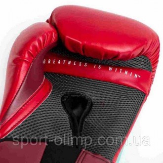 Боксерские перчатки Everlast Elite Training Gloves Красный огонь 14 унций (87028. . фото 2