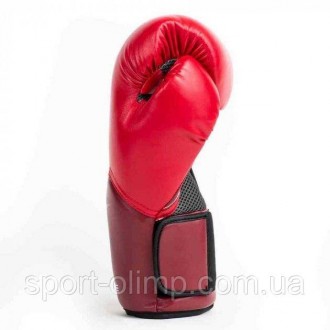 Боксерские перчатки Everlast Elite Training Gloves Красный огонь 14 унций (87028. . фото 4