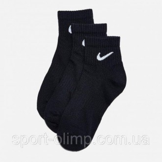 Носки Nike U Nk Everyday Ltwt Ankle 3pr пользуются популярностью у профессиональ. . фото 3