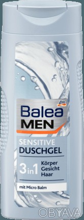 Гель для душу 3 в 1 для чутливої шкіри Balea Men Duschgel Sensitive - Спеціально. . фото 1