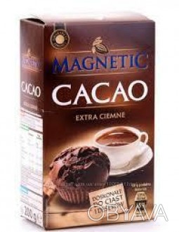 Какао Экстра темное Cacao Magnetic Extra Ciemne 200 гр. Какао-порошок создан из . . фото 1