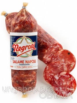 Італійська сировялена ковбаска Негроні (+-400 грам) . . фото 1